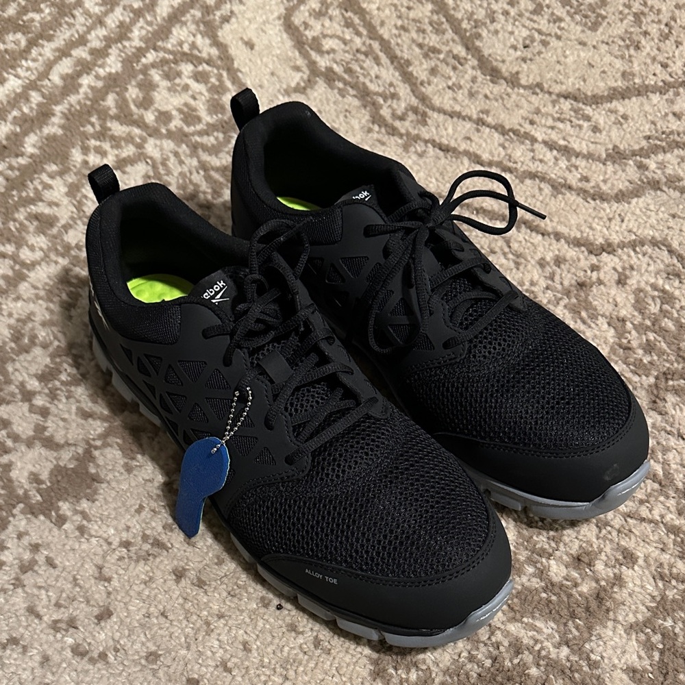 Reebok Black Alloy Toe Safety Shoes